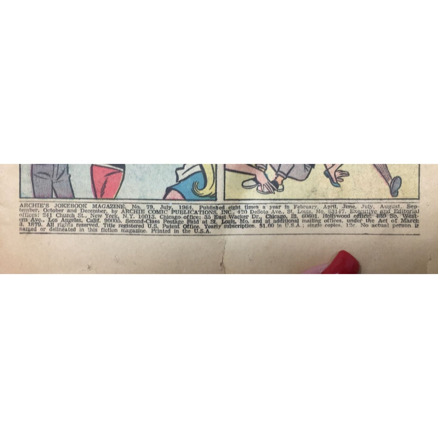 ''Archie's Joke Book'' - Archie Series Magazine Comic Book (No. 79)