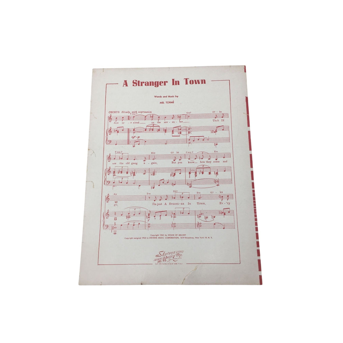 There Must Be a Way - Vintage - Sheet Music A+ Stuff  A+ Stuff SHEET MUSIC