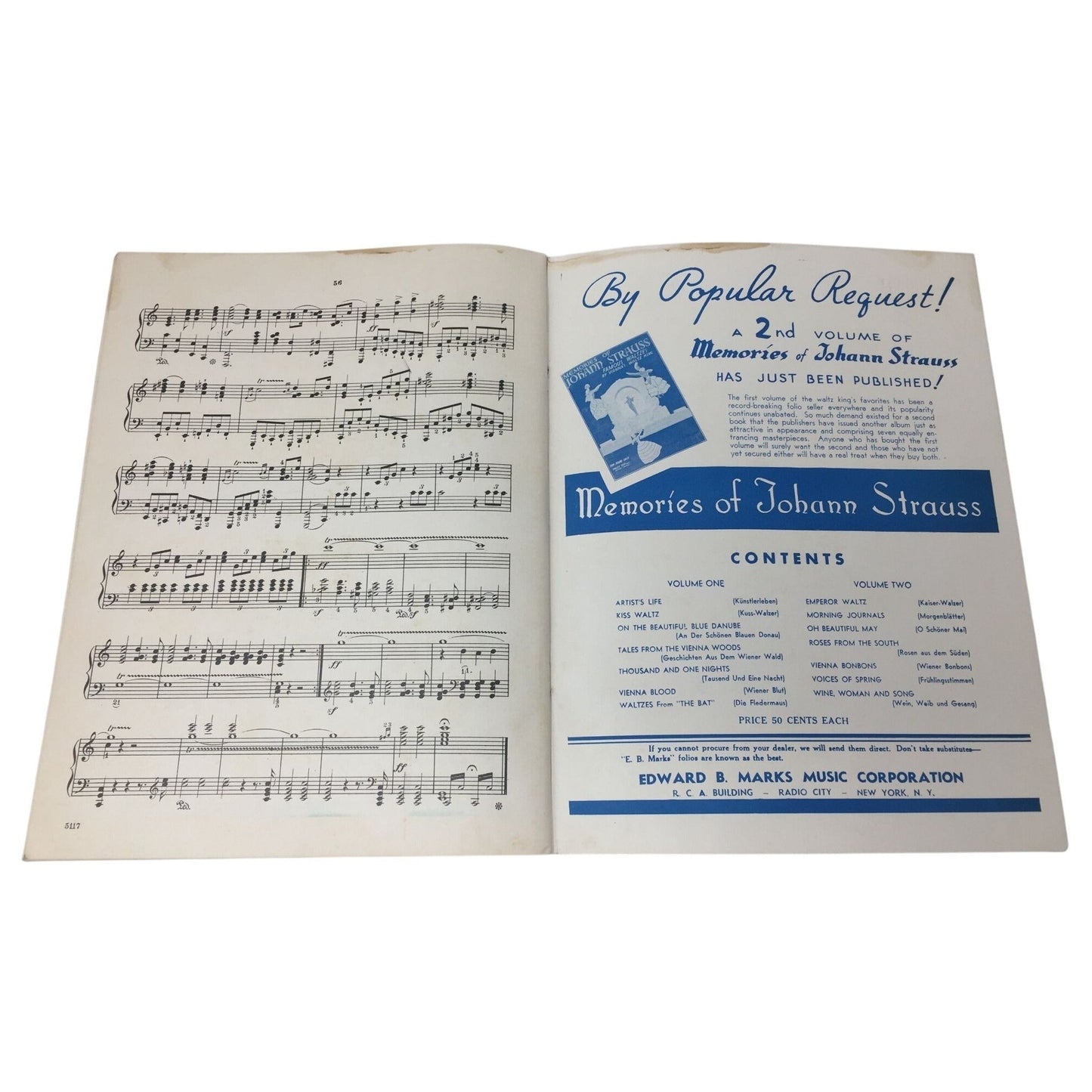 Vintage Sheet Music Book Titled "Round-the-World March Album" A+ Stuff  A+ Stuff SHEET MUSIC