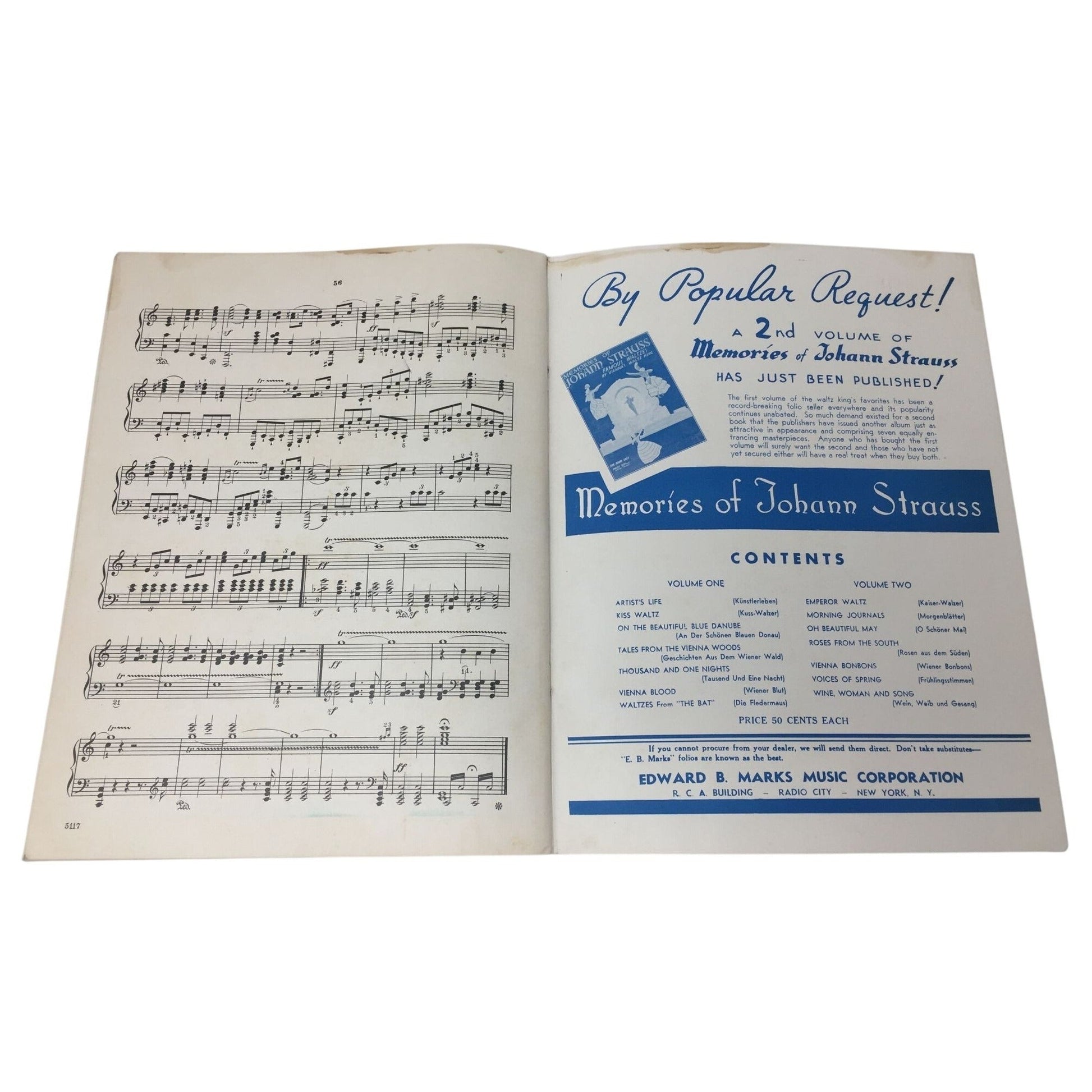 Vintage Sheet Music Book Titled "Round-the-World March Album" A+ Stuff  A+ Stuff SHEET MUSIC