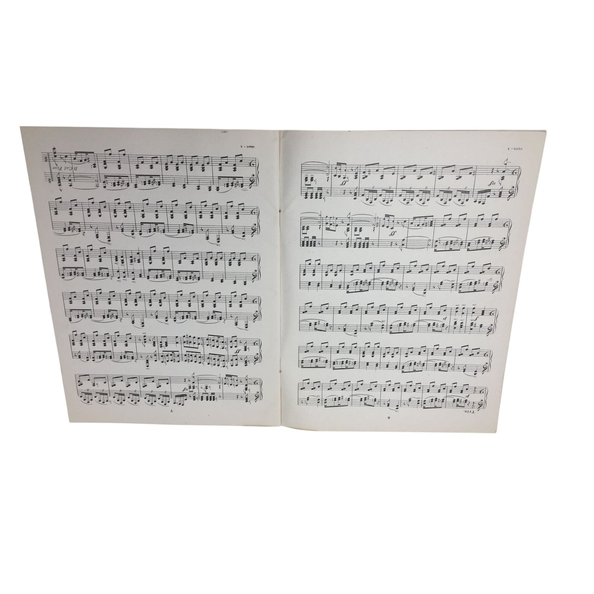 Vintage Sheet Music Book Titled "Round-the-World March Album" A+ Stuff  A+ Stuff SHEET MUSIC