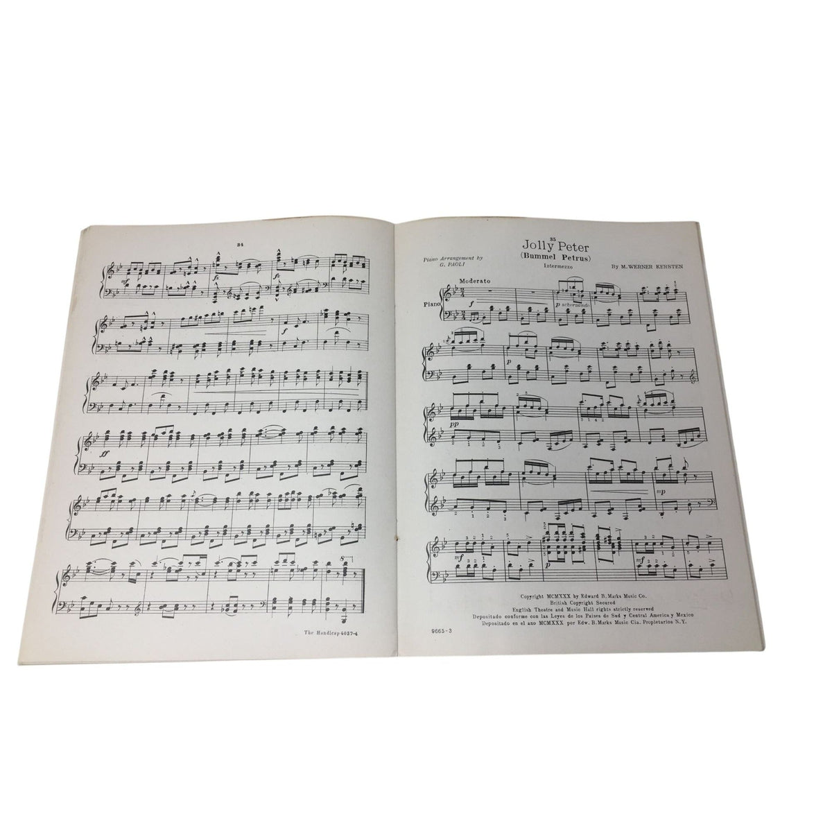 Vintage Sheet Music Book Titled "Round-the-World March Album" A+ Stuff  A+ Stuff SHEET MUSIC