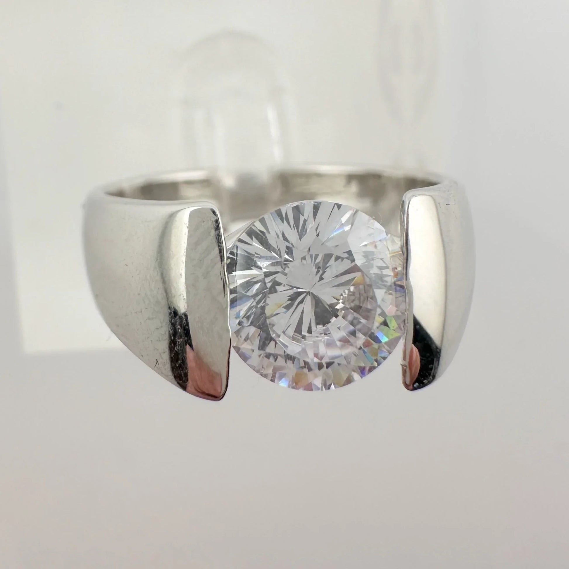 Shimmering and Beautiful 2.00 Carat DiamondLite Solitaire Ring  - Sterling - A+ Stuff
