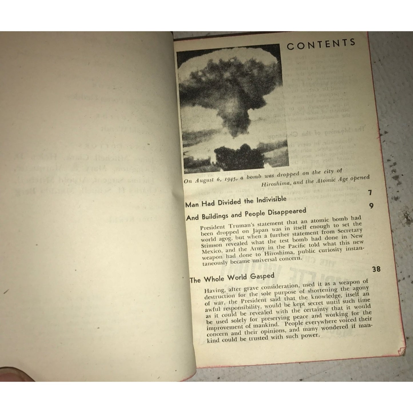 The Atomic Age Opens by Pocket Book Editors Book