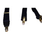 Men's Elastic X-Back Suspenders with Brass Hardware