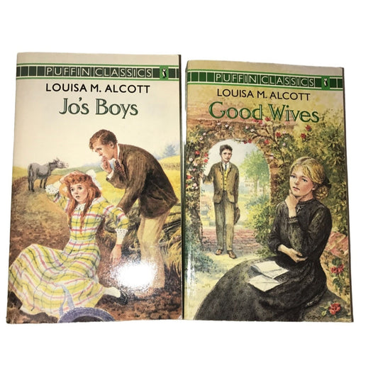 Jo's Boys and Good Wives Paperback books by Louisa May Alcott