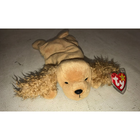 Vintage 1997 TY Beanie Baby with Tags Spunky the Dog