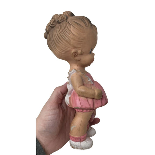 Vintage Collectible Kewpie Doll with Neat Hair/Dress- Slight Squeak when you squeeze doll