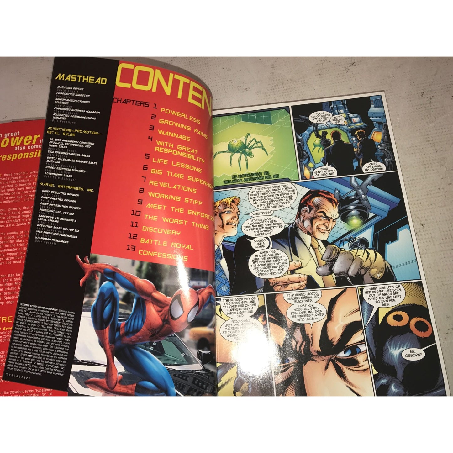 Vintage Ultimate Spiderman Marvel Book - Volume One