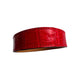 Hermes Red Croc Embossed Leather Bangle Bracelet