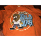 Little Wild Man Size 12 mos boys shirt - long sleeves orange - Kids shirt