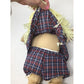 Vintage Blonde Haired Cabbage Patch Kids Doll Wearing Plaid Outfit