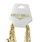 Kinsley Armelle Goddess Collection Zara Layered Necklace - 18K Ion Gold Plate