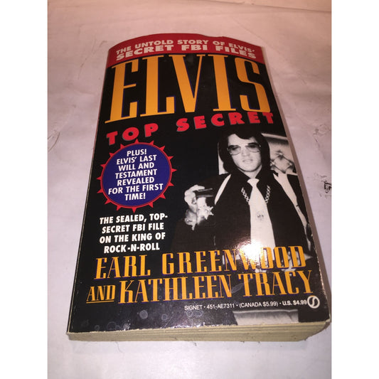 Elvis: Top Secret- The Untold Story of Elvis Presley's Secret FBI Files Paperback