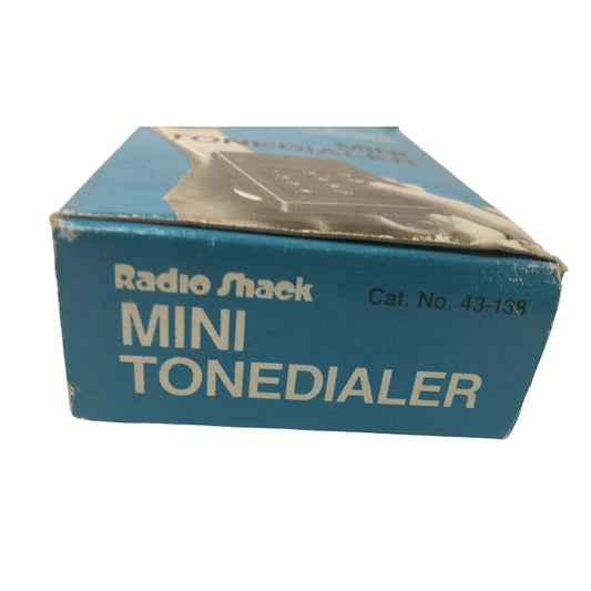 Vintage Radio Shack Mini Pocket Tonedialer in Box #43-138