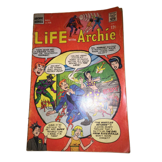 Vintage Archie Series Comic Book Life with Archie No. 55