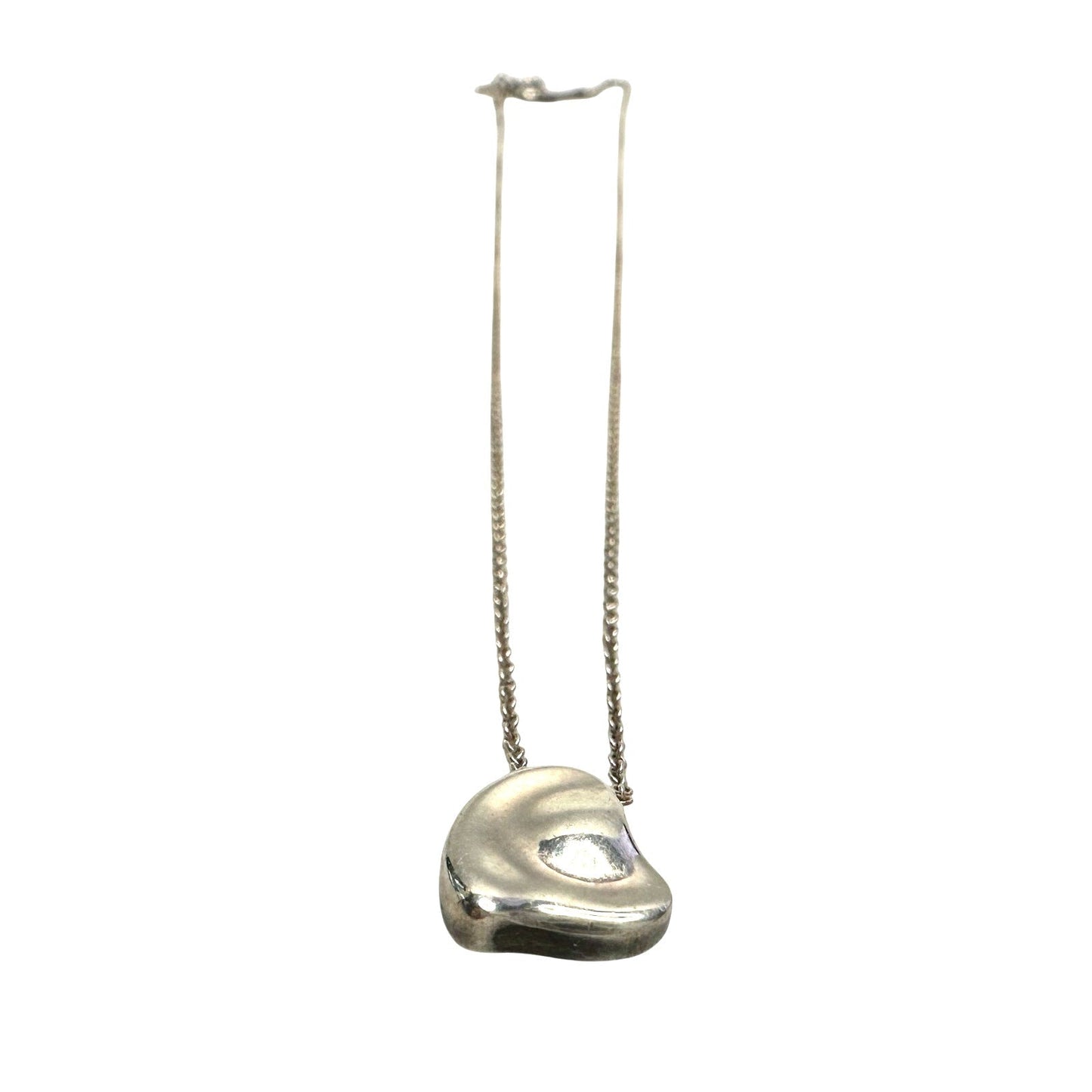 Tiffany and Co Elsa Peretti Full Heart Necklace 16" with Dust Bag Tiffany & Co.  A+ Stuff Necklace with Pendant