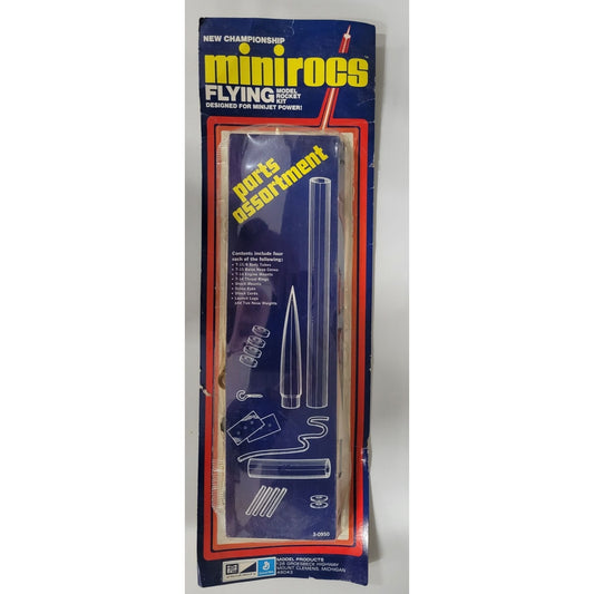 Minirocs PARTS ASSORTMENT - Flying Model Rocket Kit Replacement Parts