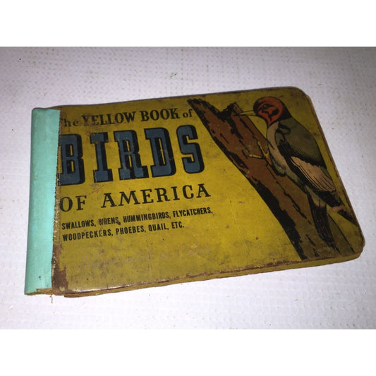 The Yellow Book of Birds of America Small Miniature Book