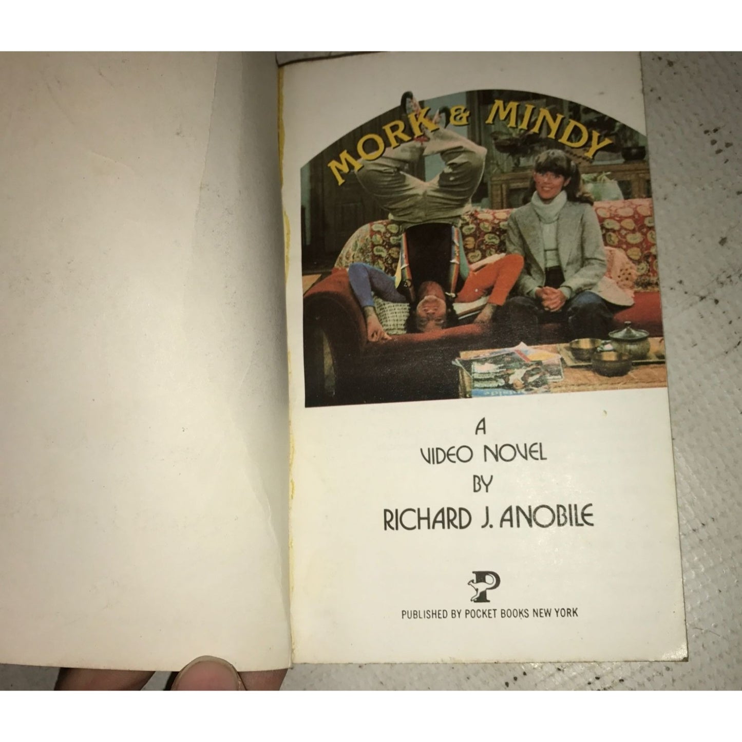 Mork & Mindy - A Video Novel - Fotonovel - Vintage Paperback Book