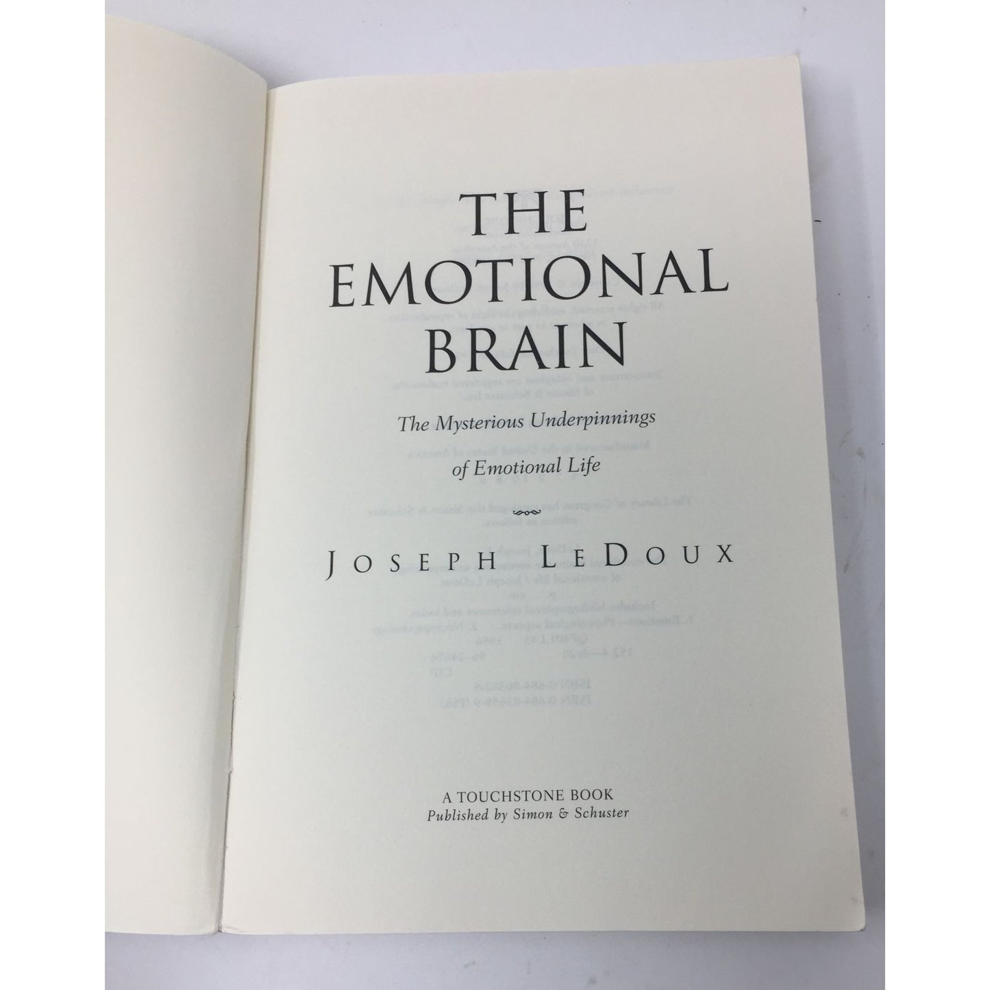 The Emotional Brain - by Joseph LeDoux (Paperback)