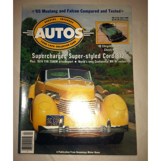 Special Interest AUTOS 1920-1970 Collector Cars Vintage Magazine