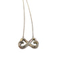 Tiffany and Co Paloma Picasso Double Loving Heart Infinity Necklace 16"