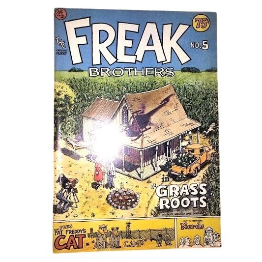 The Furry Freak Brothers No. 5 - In the 'Grass Roots' - Rip Off Press 1977 - Underground comic book - vintage comic