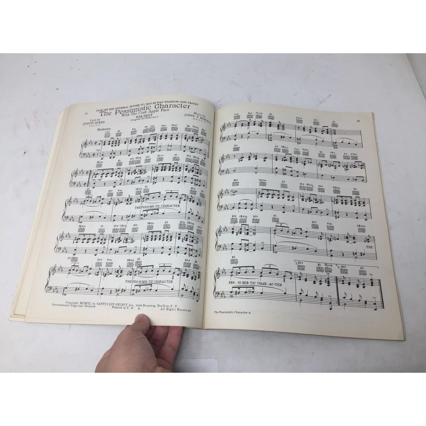 6th All New Select Dance Folio Vintage Sheet Music book - A+ Stuff - SHEET MUSIC - A+ Stuff