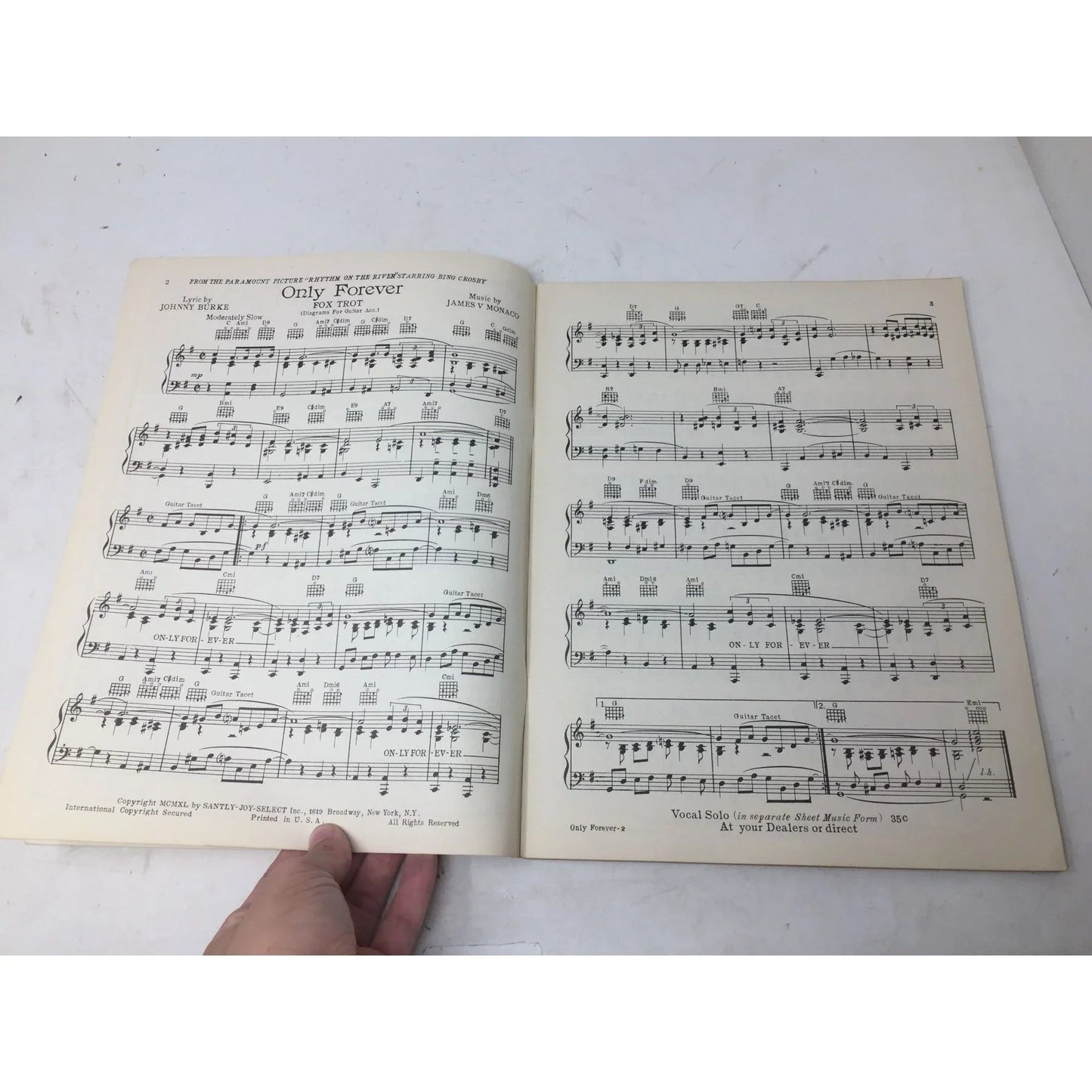 6th All New Select Dance Folio Vintage Sheet Music book - A+ Stuff - SHEET MUSIC - A+ Stuff