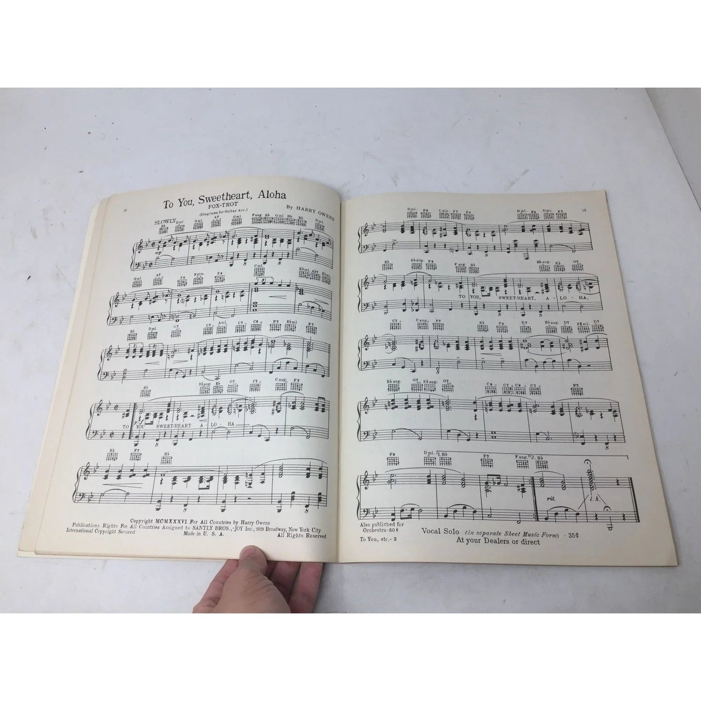 6th All New Select Dance Folio Vintage Sheet Music book - A+ Stuff - SHEET MUSIC - A+ Stuff