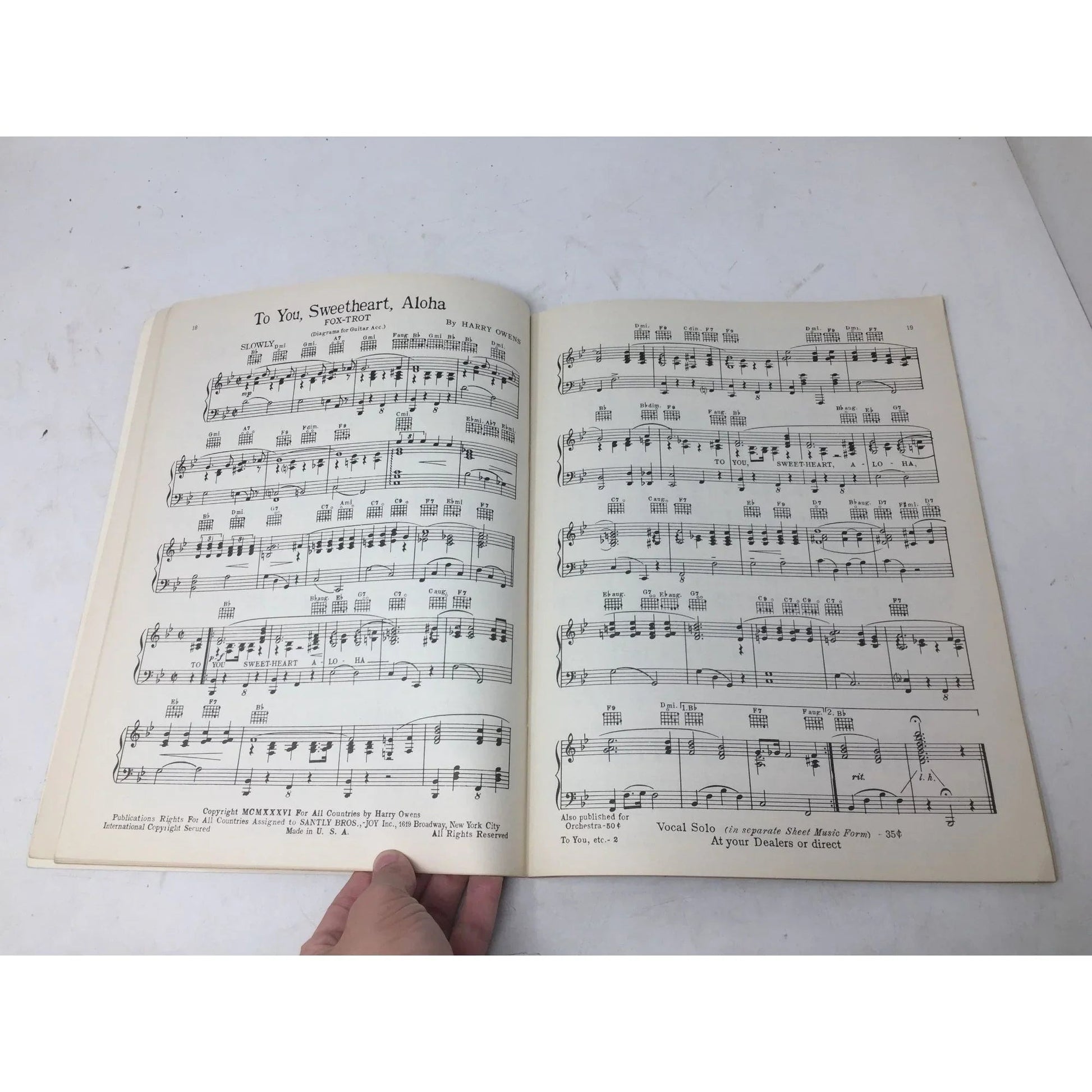 6th All New Select Dance Folio Vintage Sheet Music book - A+ Stuff - SHEET MUSIC - A+ Stuff