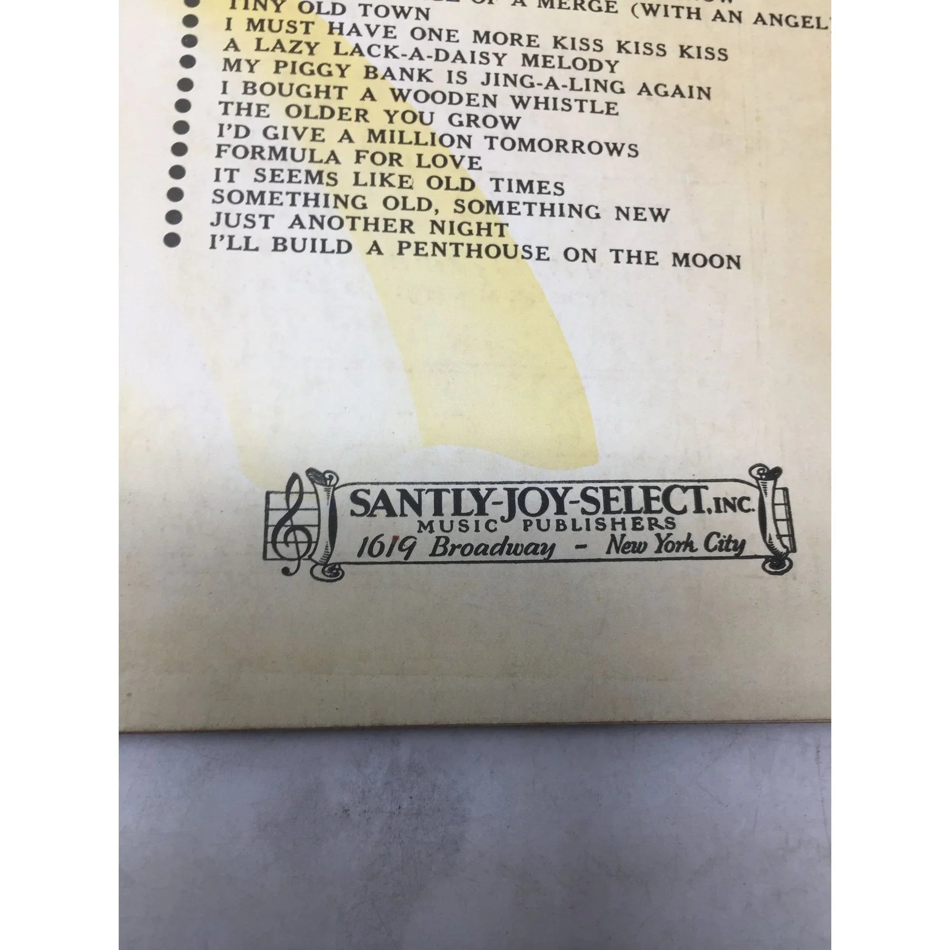 6th All New Select Dance Folio Vintage Sheet Music book - A+ Stuff - SHEET MUSIC - A+ Stuff
