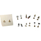 7 Pairs of Women's/Girl's Stud Earrings - A+ Stuff - Earrings - A+ Stuff