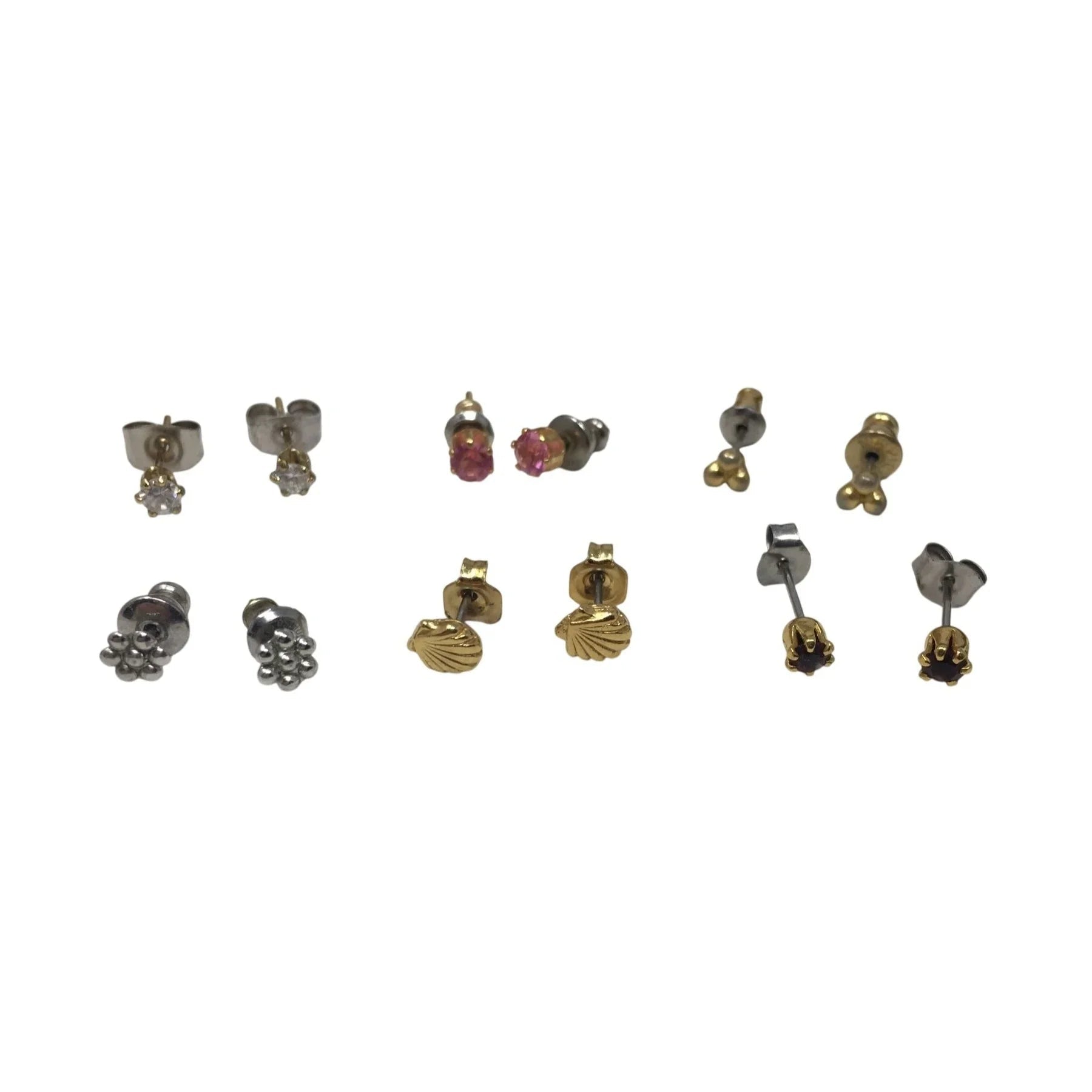 7 Pairs of Women's/Girl's Stud Earrings - A+ Stuff - Earrings - A+ Stuff