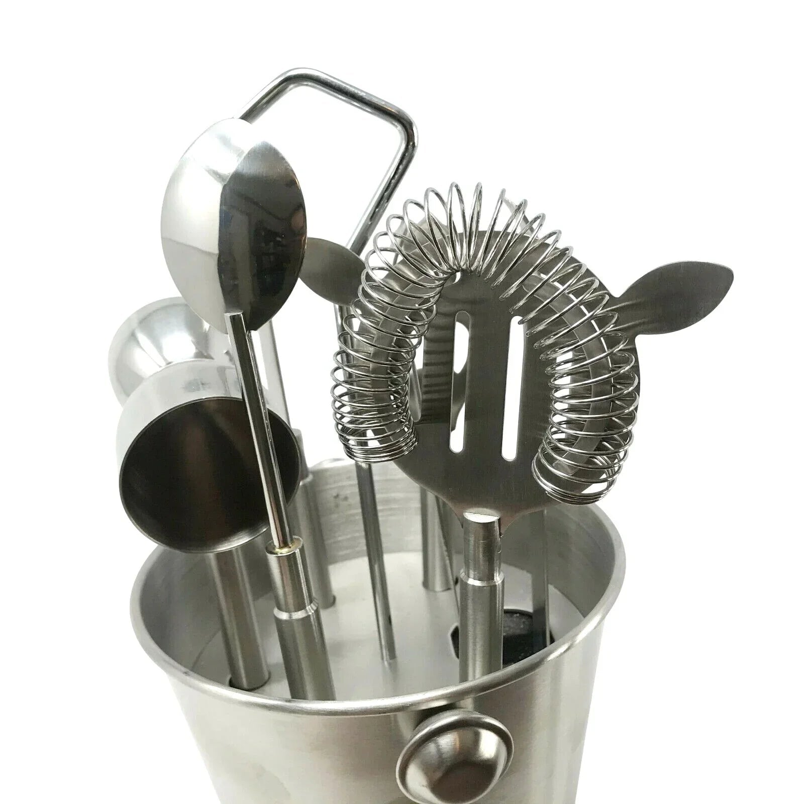 7 Pc Cocktail Shaker & Bar Tools Set - Drink Mixer & Cocktails Barware Set - Unbranded - Barware Set - A+ Stuff