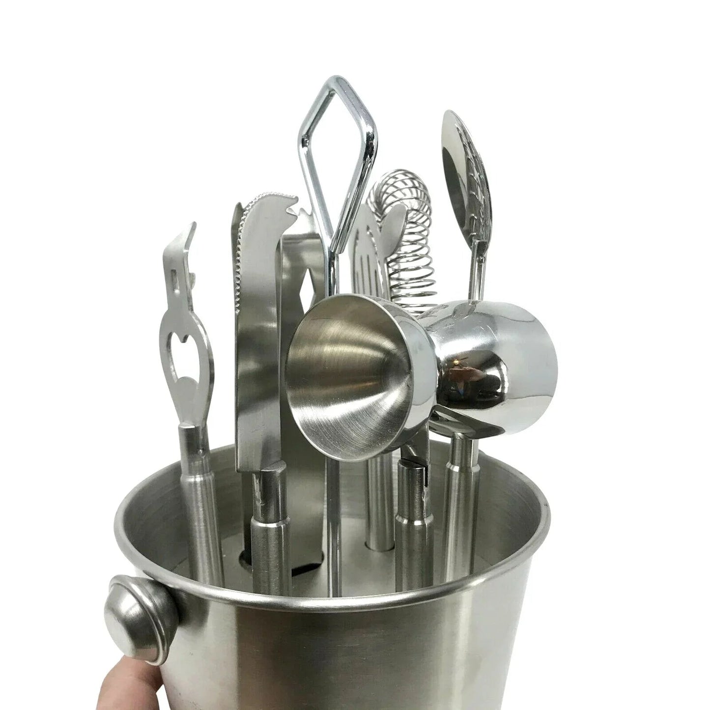 7 Pc Cocktail Shaker & Bar Tools Set - Drink Mixer & Cocktails Barware Set - Unbranded - Barware Set - A+ Stuff