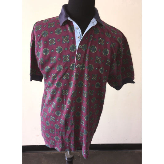 Structure Men's Size Medium Collared 100% Cotton Shirt