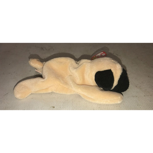 Vintage 1996 TY Beanie Baby Pugsly the Pug