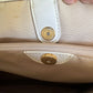 Vintage COACH Signature Cream & Pink Handbag