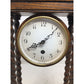 Vintage Mantle Clock - Trend Clocks (Zeeland Michigan) Stamped Made in Germany - 15" Tall - 2 wooden spindles