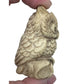 Cute Small Owl Pair FIgurine - - Very Nice carved look Detailing - Made in Italy - 2" Tall