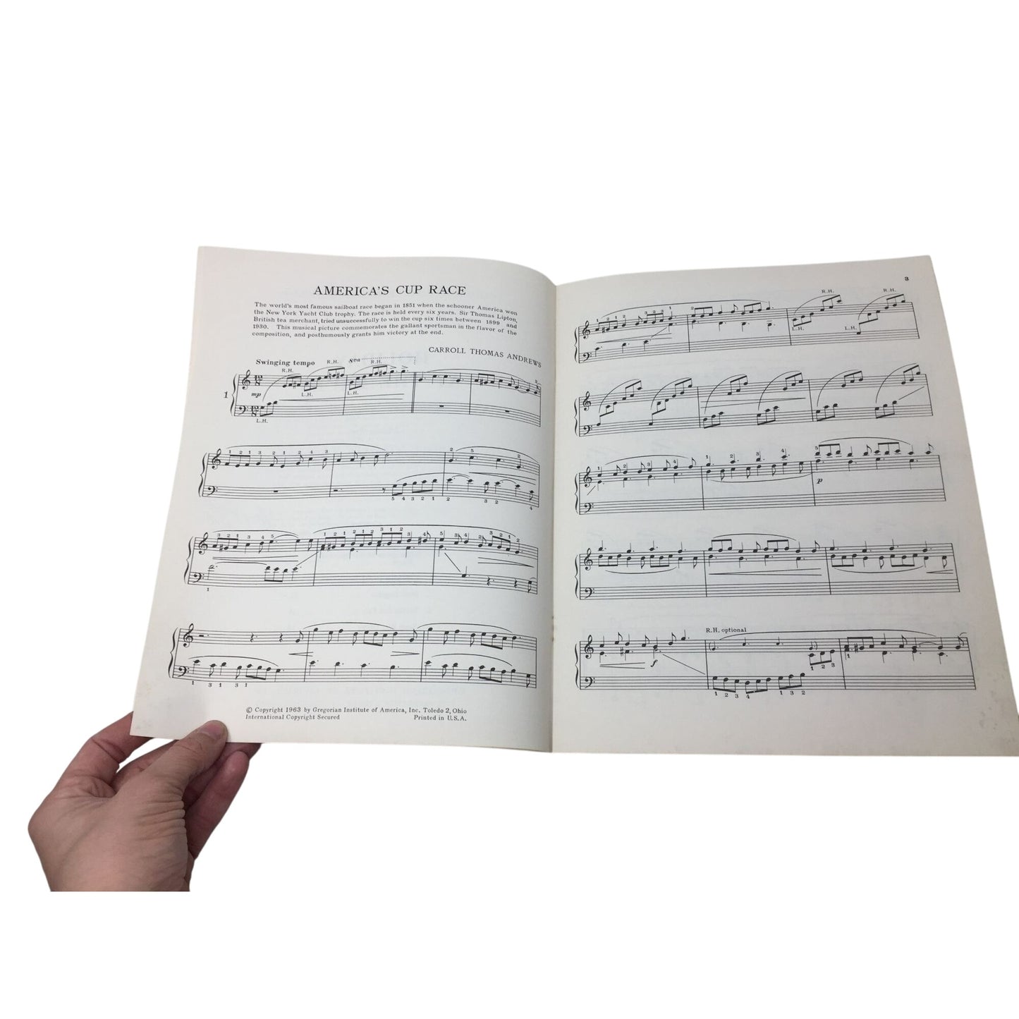 ''Holiday at the Races'' Sheet Music Book