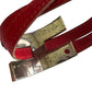 Hermes Pousse - Pousse Red Leather Wrap Bracelet