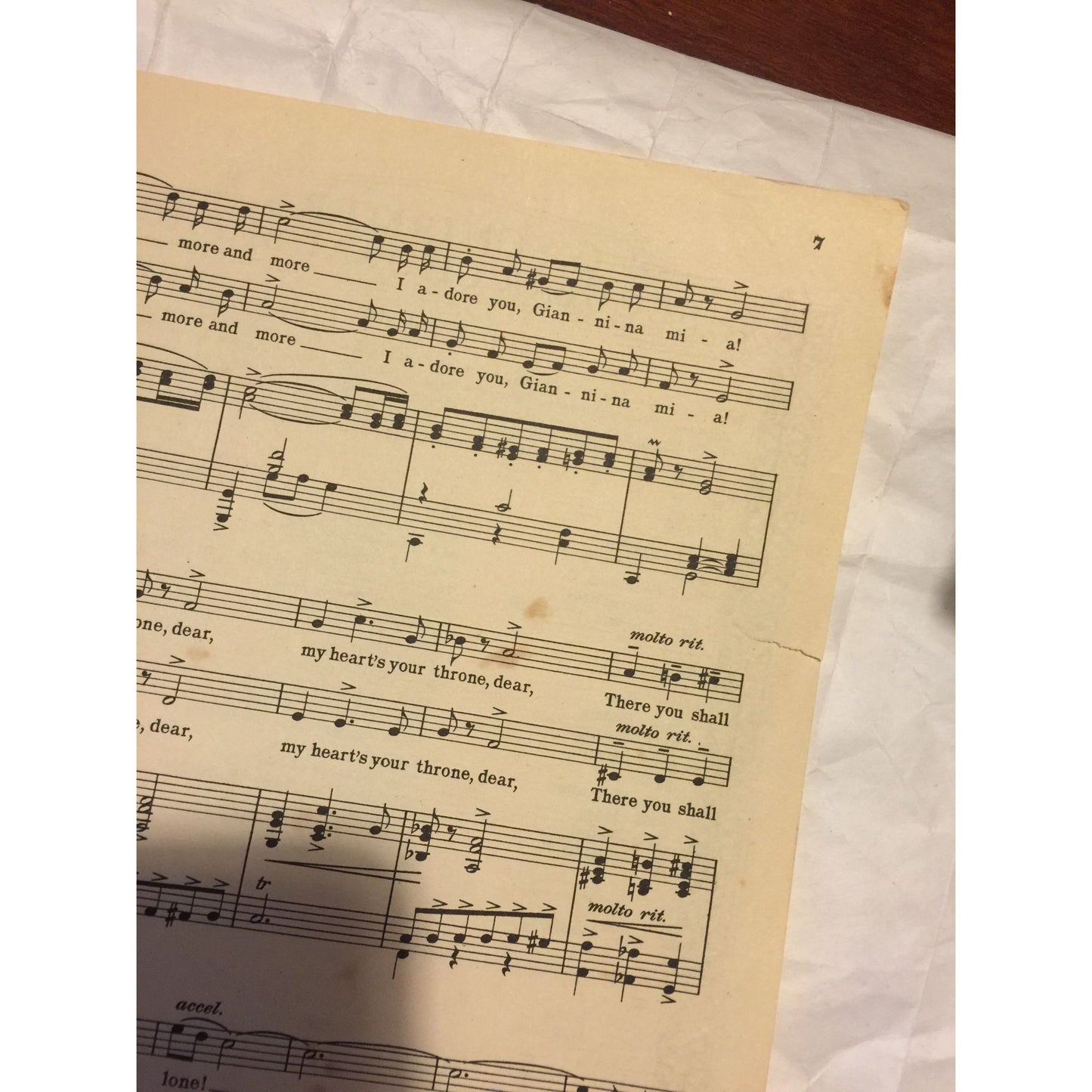 G. Schirmer's Secular Choral Music Vintage Sheet Music