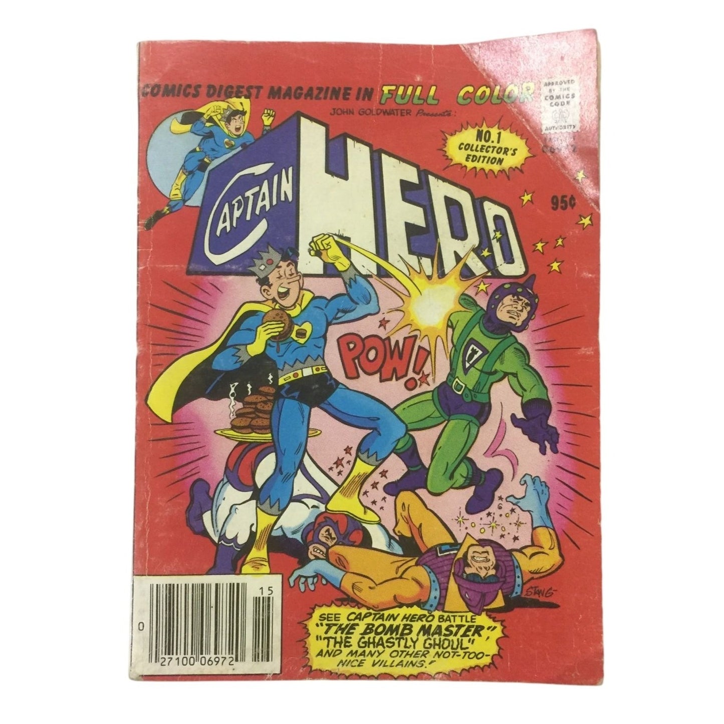 Captain Hero- Comics Digest Magazine in Full Color (Number One)