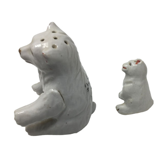 Vintage Mama Bear and Cub Salt and Pepper Shakers