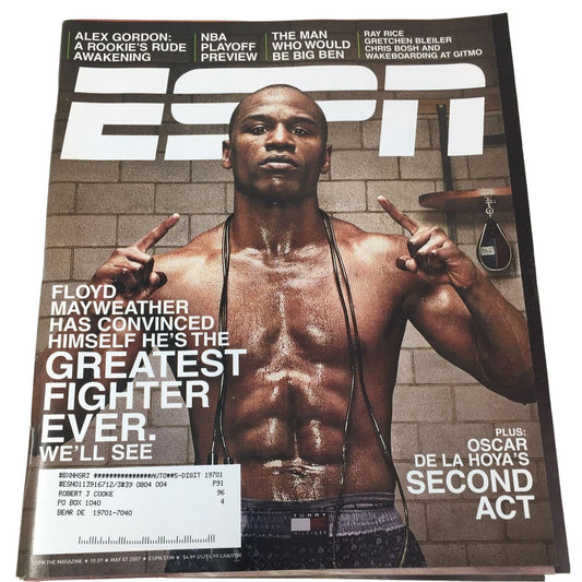 ESPN Magazine May 7, 2007 Floyd Mayweather Has Convinced Himself He's The Greatest Fighter Ever