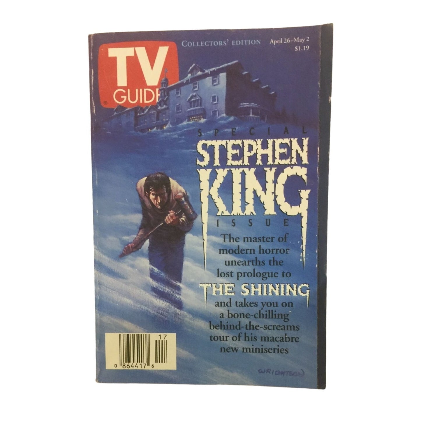 Vintage April 26 - May 2 TV Guide Collector's Edition Stephen King Book