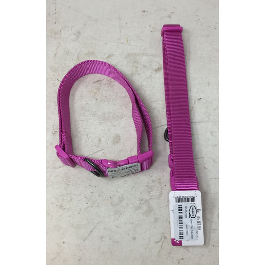 Basic Purple/Pink Adjustable Dog Collars Size XL (For 90+ lbs) New w/ Tags (2)